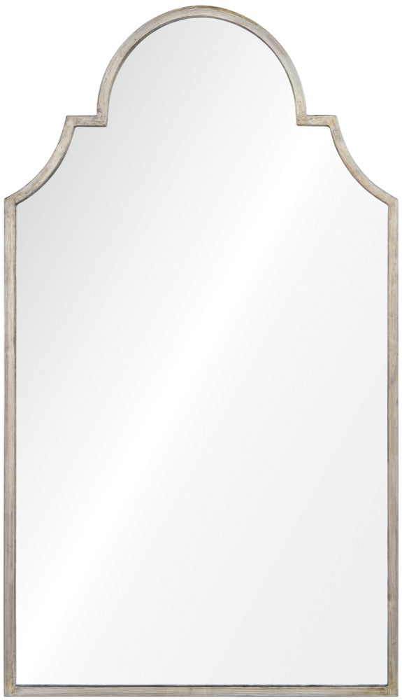 Iron Distressed Leaf Mirror II
