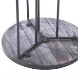 Studio Collapsing Round Side Table - Grey