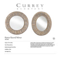 Kanor Round Mirror