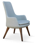 Dervish Wood High Back Chair