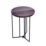 Studio Collapsing Round Side Table - Grey