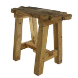 Portico Salvaged Wood Stool