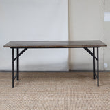 Camp Folding Table - Rec - Grey