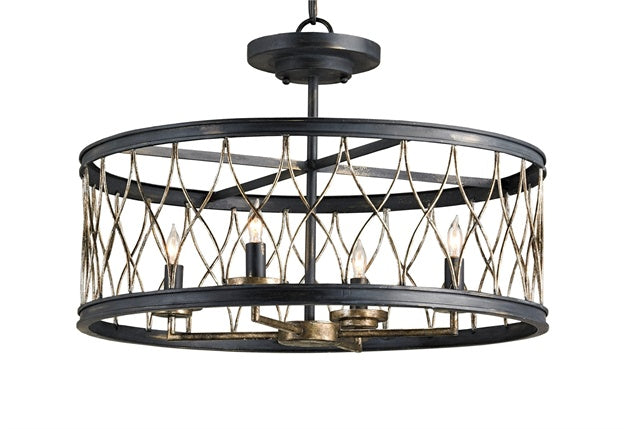 Crisscross Pendant/Semi-Flush