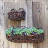 Willow Rectangle Wall Basket - Sm - Natural