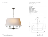 Crystal Stacked Ball Hanging Shade