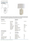 Treilliage Lamp