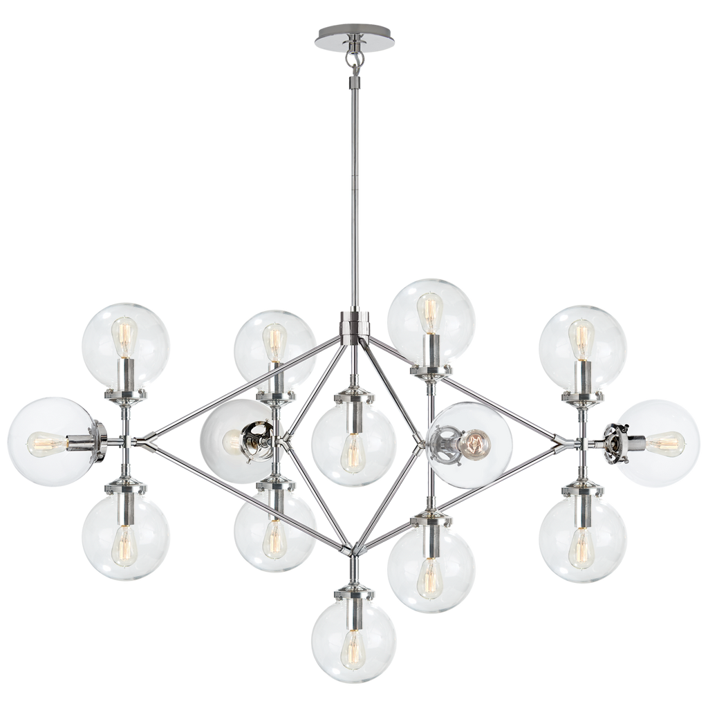 Bistro Oblong Chandelier