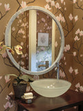 Pearl Shell Round Mirror