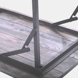 Camp Folding Table - Rec - Grey