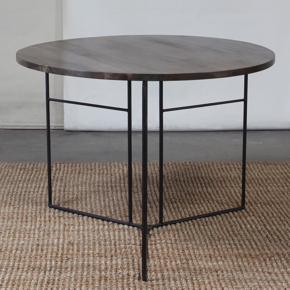 Studio Collapsing Round Side Table - Grey
