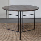 Studio Collapsing Round Side Table - Grey