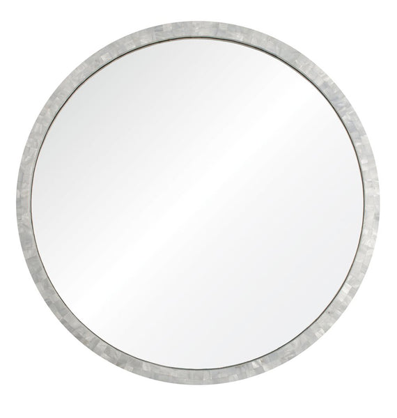 Pearl Shell Round Mirror 