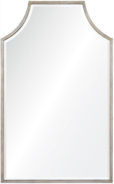Iron Distressed Leaf Mirror I