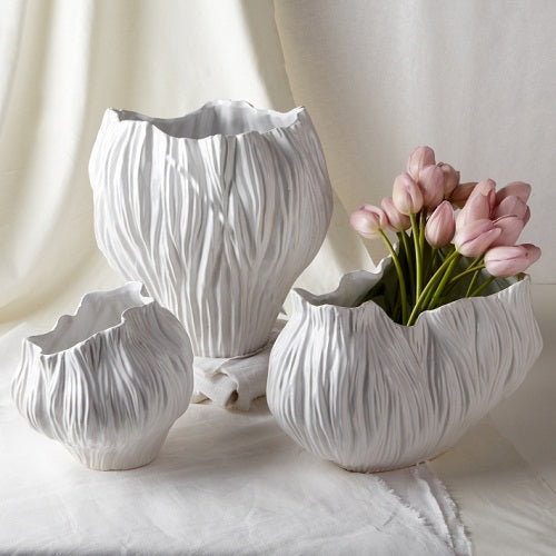 S/3 Piriform Vases