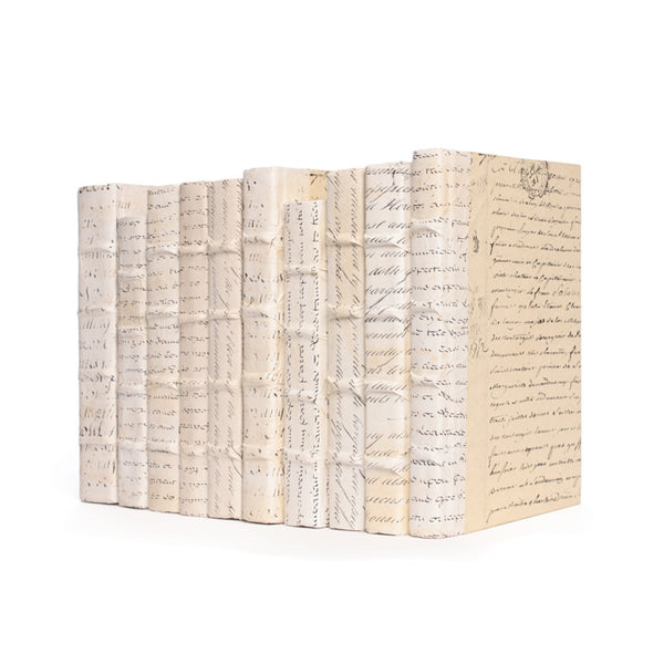 Linear Foot of Ivory Script Books