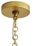 Breck Large Chandelier - Antique Brass