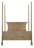 Caprice 4 Poster Queen Bed - Porcini