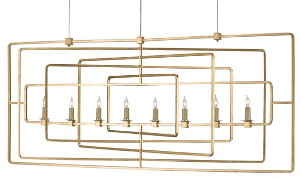 Metro Rectangular Chandelier 