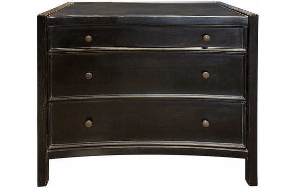 Hampton Drawer Night Stand Black