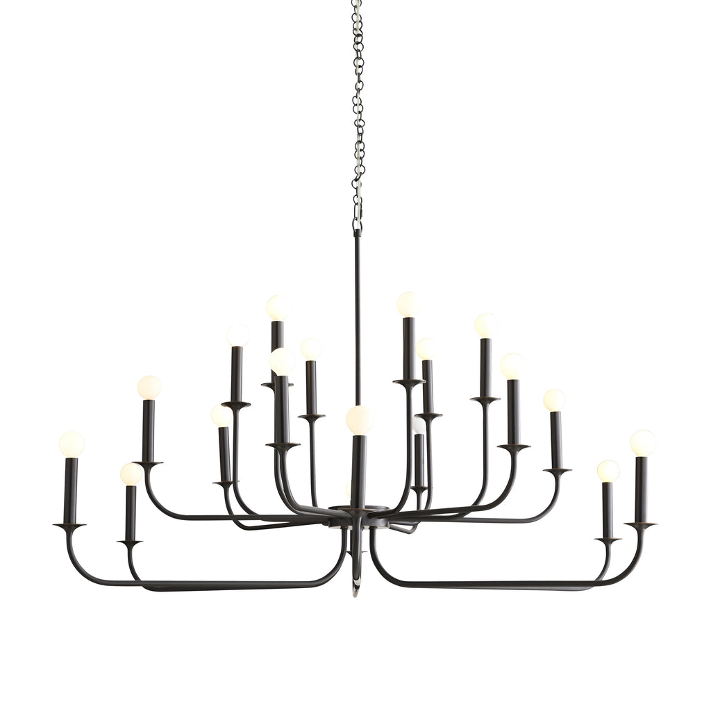 Breck Large Chandelier - Bronze