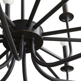 Breck Large Chandelier - Bronze