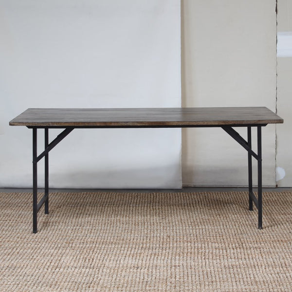 Camp Folding Table - Rec - Grey