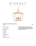 Denison Gold Small Lantern