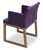 Soho Sled Wood Arm Chair
