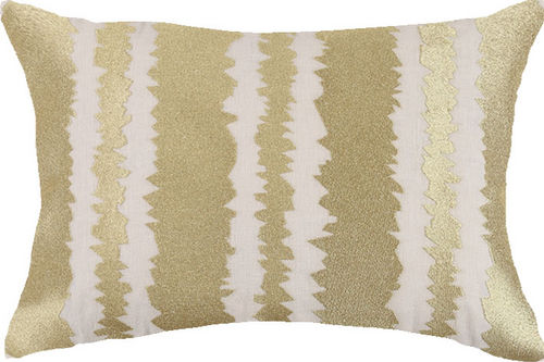Santorini Gold Embroidered Pillow