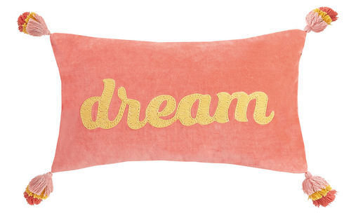 Dream Tassels Embroidered Pillow