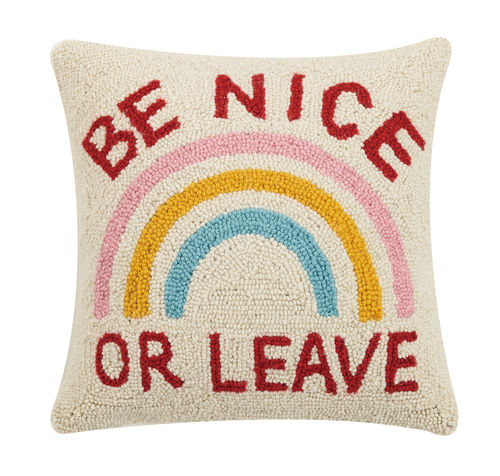 Be Nice or Leave Pillow