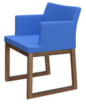 Soho Sled Wood Arm Chair