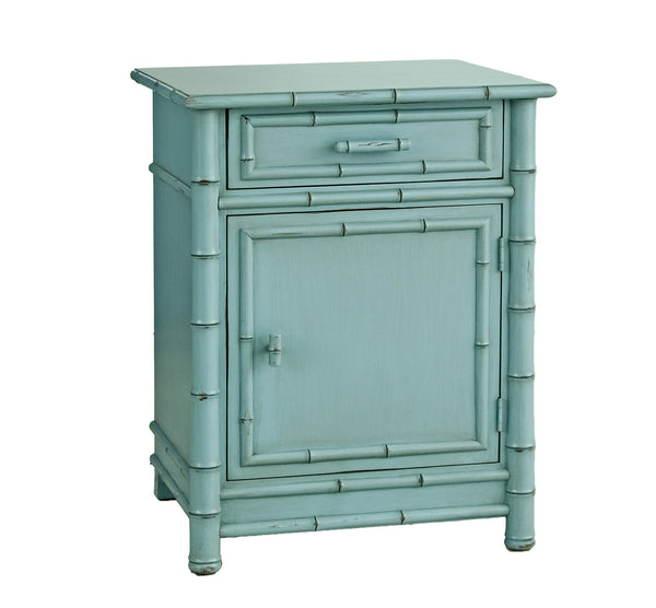 Faux Bamboo Nightstand