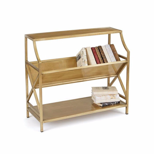 Brass Periodical Shelf
