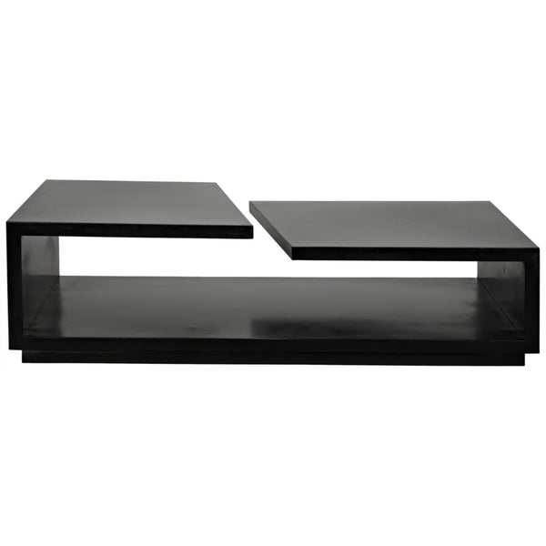 Shift Coffee Table, Black Metal