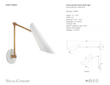 Franca Double Library Wall Sconce